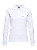 Killer Whale Ladies Long Sleeve Polo Shirts Cotton Golf Tops for Women